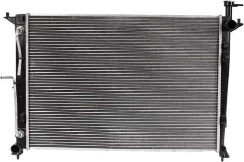Miniatura 33 de TRQ Radiador de 1 fila de núcleo de aluminio de 26.5 pulgadas de ancho de núcleo compatible con Chevrolet Captiva Sport 2012-2015 Saturn Vue