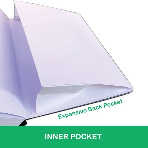 Miniatura 9 de BUKE Cuaderno de cuadrícula de puntos, papel blanco de bambú de 6.35 oz/m², 5 puntos de 0.197 x 0.197 in, 160 páginas, encuadernación plana, bordes