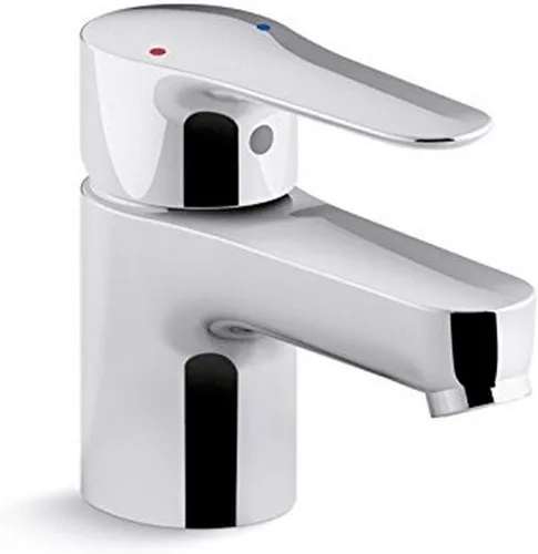 Kohler K-97282-4-CP K-P97282-4-CP Grifo de lavabo de baño de una sola manija de julio menos drenaje 0.5 GPM