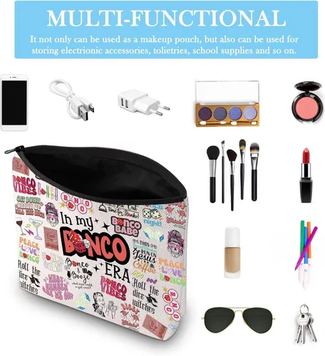 Miniatura 3 de GJTIM Noche de regalo de regalo amante de juego de regalo kit de maquillaje bolsa de dados juego accesorio bolsa, Beige