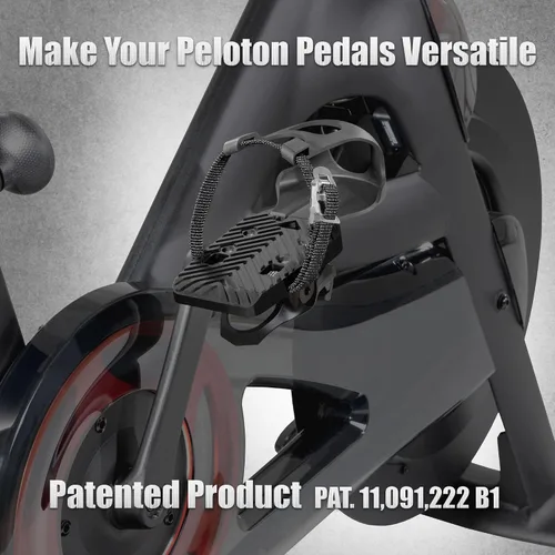 Miniatura 2 de CyclingDeal Jaulas para dedos – Compatible con pedales Peloton Bike & Bike+ – Convierte pedales Peloton en pedales de doble función – Paseo