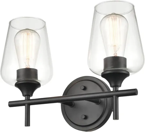 Miniatura 14 de ML Lighting Ashford - 3 tocador de baño ligero, 10.25 pulgadas de alto y 22 pulgadas de ancho, acabado de níquel cepillado cepillado níquel