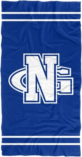 Miniatura 110 de LOGOVISION Manta Abilene Christian University, 30 x 60 pulgadas, logotipo primario CottonFront/PolyBackBeachTowel