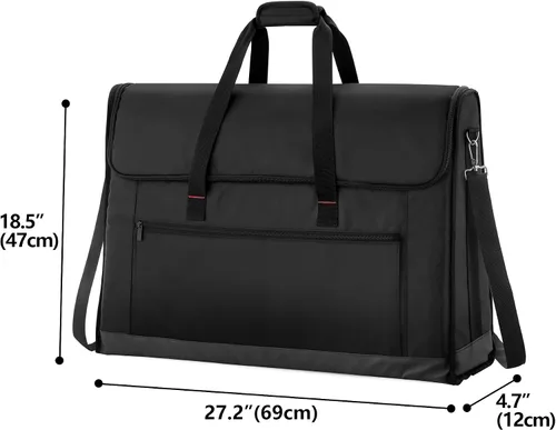 Miniatura 7 de Trunab Estuche de transporte para monitor de 24 a 27 pulgadas, bolsa de viaje acolchada con capacidad para hasta 2 pantallas LCD/televisores,