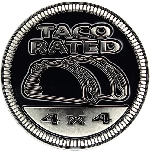 Miniatura 11 de Insignia Automotriz de Metal 4x4 Duck Rated Diseñada Específicamente para el Jeep Wrangler o Cherokee ~ ¡Pégala en Cualquier Lugar! (DR-Badge)