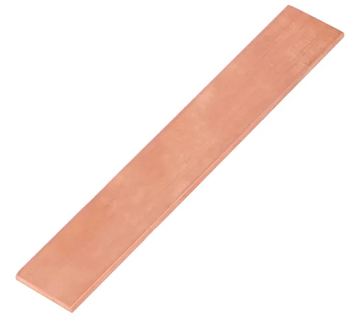 Miniatura 6 de 1/4" x 1" C110 Copper Flat BAR 8" Long Solid .250" Plate Mill