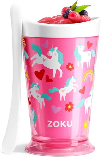 Miniatura 22 de Fábrica de batidos Zoku Slush y Shake Maker, color naranja, Casual, talla única , Azul