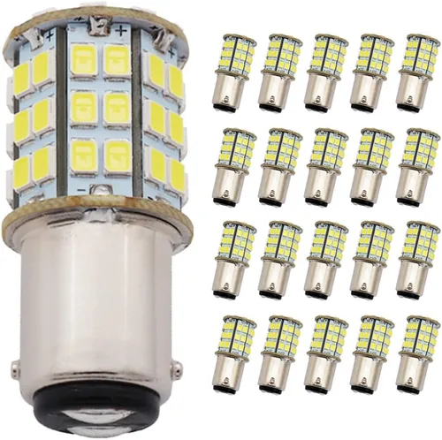 Miniatura 15 de GRV Ba15d 1142 1076 Bombilla LED 4W 56-2835SMD Super Brillante AC/DC 12V-24V 40W de Reemplazo Halógeno para Luces Interiores de RV, Remolque