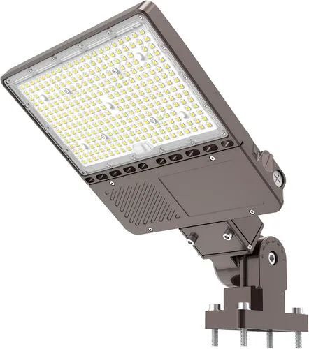 Luz de estacionamiento LED de 150 W con fotocélula UL Listado 22500LM comercial LED Shoebox Pole Lights Brazo Mount Luces de inundación del