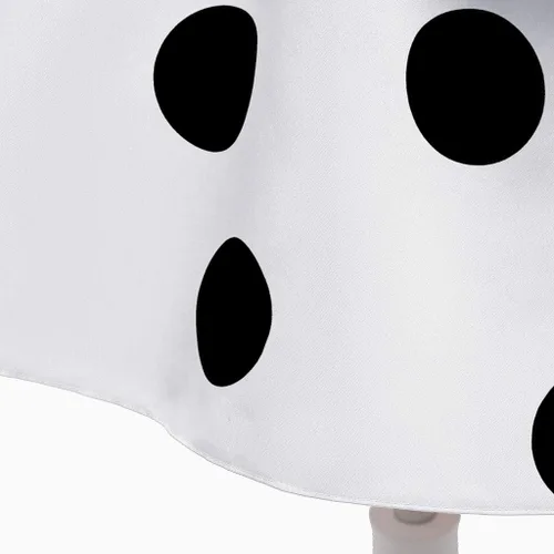 Miniatura 5 de Vestido de princesa sin mangas con estampado de lunares para niñas 5 Blanco 2-3 años