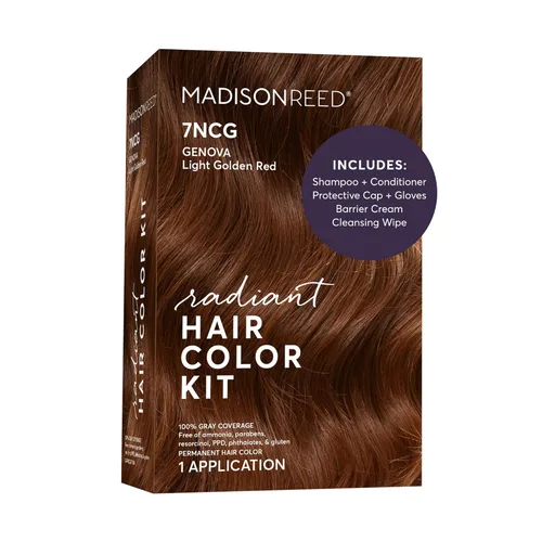 Miniatura 87 de Madison Reed - Kit de color de cabello radiante, tinte permanente para el cabello, 100 % cobertura de canas, sin amoníaco, castaño Catania 5NGM