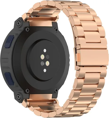 Miniatura 9 de Compatible con Amazfit Active Edge - Correa de reloj para hombres y mujeres, correa de metal de acero inoxidable, correa de repuesto, accesorios
