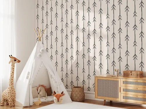 Papel tapiz minimalista bohemio para despegar y pegar, decoración contemporánea extraíble para el hogar, papel tapiz autoadhesivo moderno (1 rollo