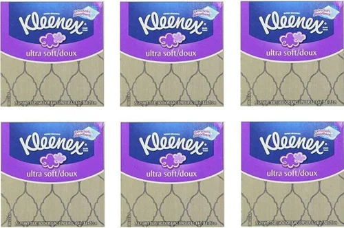 Miniatura 20 de Kleenex - Pañuelos faciales ultrasuaves, 8 cajas planas, 180 pañuelos por caja, 3 capas, el embalaje puede variar Blanco