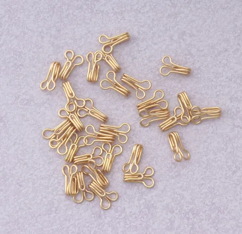 Miniatura 3 de SOWAKA 30 pares de ganchos de costura y cierres de ojos pequeños de metal de 0.7 in para sujetadores de ropa, pantalones, faldas, pantalones
