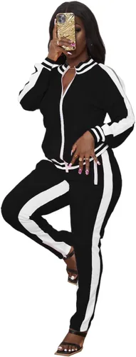 Miniatura 2 de TOPONSKY Conjunto casual de 2 piezas para mujer, conjunto de pantalón largo