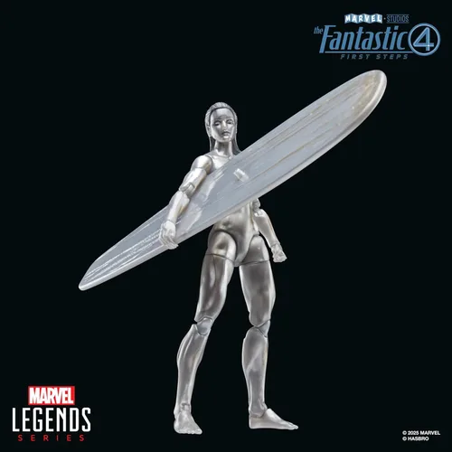 Miniatura 3 de Serie Marvel Legends Silver Surfer, La Primera Película de Los Cuatro Fantásticos: Figura de acción coleccionable de 6 pulgadas