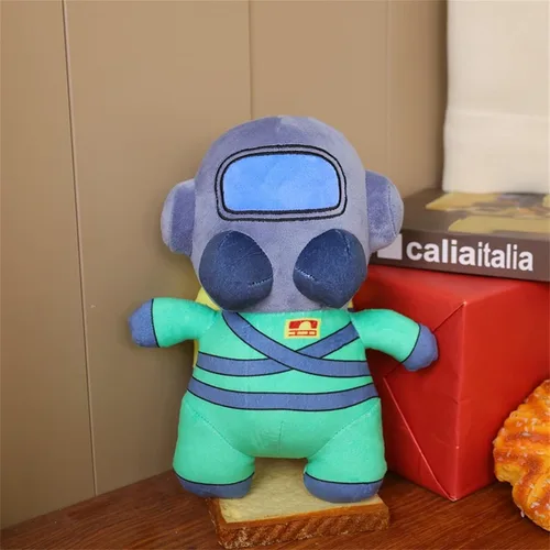 Miniatura 4 de Lethal Company - Peluches de peluche de Employee de 10 pulgadas, regalo ideal para cumpleaños y vacaciones (traje verde)