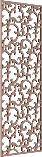 Miniatura 26 de Wheatland Paneles de pared decorativos de madera con calado, 9 3/8 pulgadas de ancho x 24 3/8 pulgadas de alto x 1/4 de alto, nogal