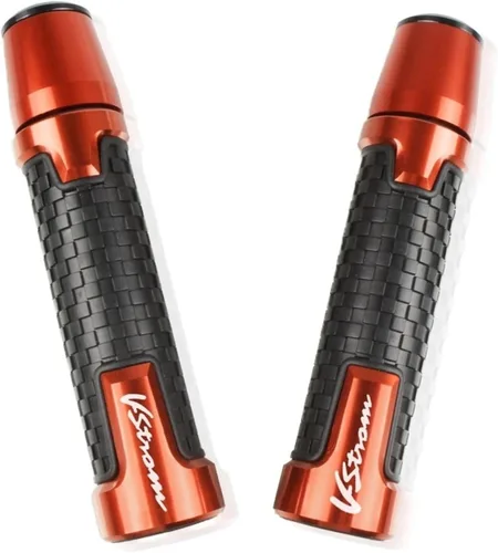 Miniatura 11 de Motocicleta para Suzuki V-Strom 650 V-Strom650 VStrom 1000 DL1000 CNC Perillas de motocicleta antideslizantes para scooter, extremos de mango de Gris