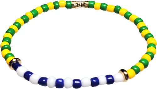 Miniatura 3 de Hecho a mano contra el mal de ojo orishas joyería de protección Ilde elástico elástico ajustable con cuentas unisex amuleto pulsera conjunto