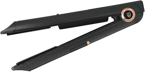 Yinhing Alisador y rizador de pelo 2 en 1, carga USB inalámbrica, 3 temperaturas ajustables 165 185 205 con pantalla LED, para fino, medio corto