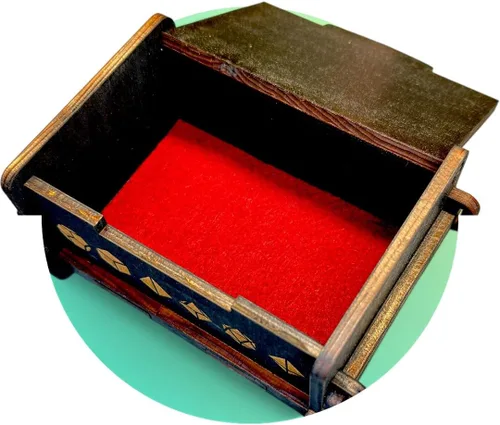 Miniatura 8 de Caja de dados - Negro - Beholder - 6x4x3
