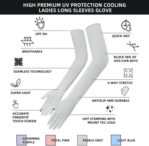 Miniatura 4 de Guantes de protección UV, manga de brazo, manga de codo, cubierta de tatuaje manga de compresión para cubrir brazos completos