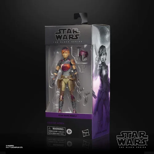 Miniatura 3 de STAR WARS The Black Series Sabine Wren - Figura de acción coleccionable de 6 pulgadas de escala Rebels, juguetes para niños a partir de 4 años