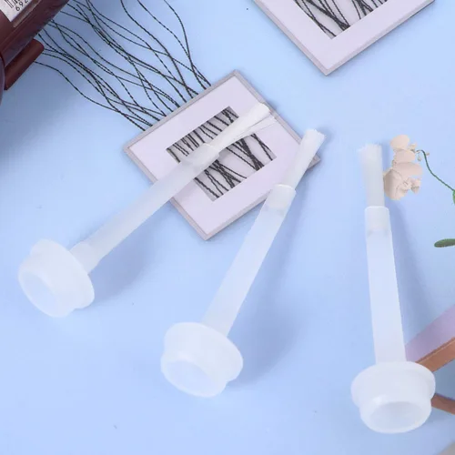 Miniatura 6 de Clear Jel 100 piezas de repuesto de polvo de inmersión líquido de esmalte de uñas cepillo de repuesto de polvo de inmersión transparente, uñas
