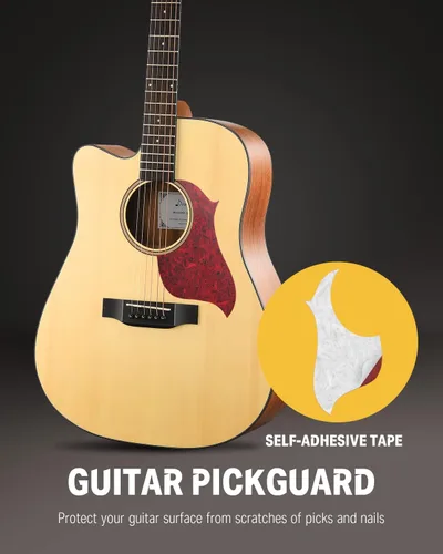 Miniatura 5 de Donner DAG-1CL - Kit de guitarra acústica para zurdos para principiantes y adultos, tamaño completo, juego de guitarra acustica zurdos con correa