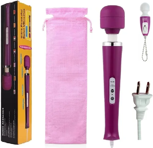 Miniatura 10 de Masajeador vibratorio eléctrico de mano para mujer, para recuperación deportiva, dolor ACH, hombro, cuello, piernas, mano, masajeador de pies