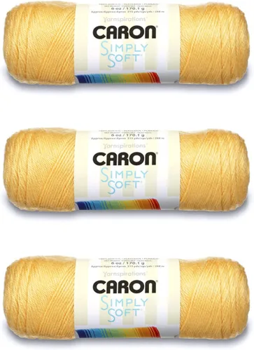 Miniatura 51 de Caron Simply Soft - Hilo verde militar, paquete de 3 unidades de 6.00 oz/6 onzas, 100% acrílico, peinado #4 (mediano), 315 yardas, tejido/ganchillo