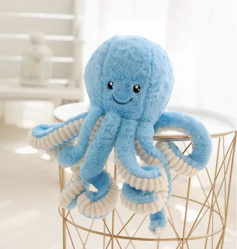 Miniatura 2 de Muñeca de Peluche de Pulpo de Dibujos Animados Linda, Juguetes Regalo, Juguetes de Peluche de Mar para Niños y Amantes, Decoración del Hogar