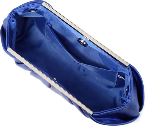 Miniatura 5 de Elegante bolso de noche plisado de satén para novia, fiesta, baile de graduación, banquete, bolso de hombro