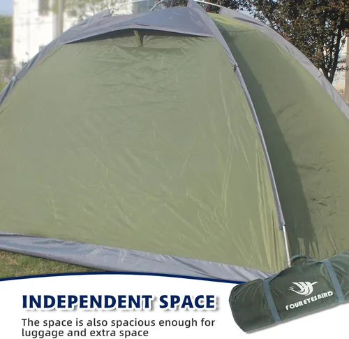Miniatura 7 de Tienda de campaña de mochila individual de 7.2 × 4 × 4 pies, tienda de campaña impermeable para acampar y senderismo, puede ser utilizada por una