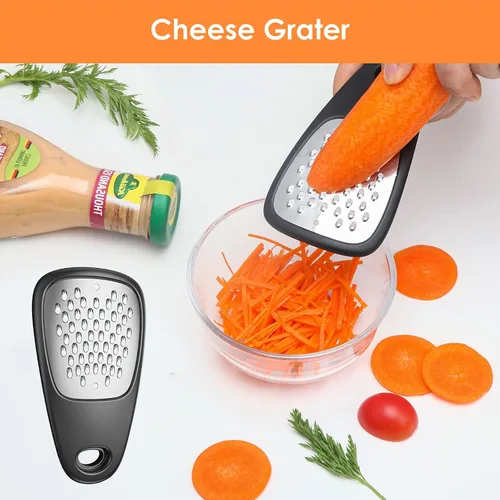 Miniatura 2 de Pisol Juego de 6 utensilios únicos de cocina, ahorro de espacio, rallador de queso, abridor de botellas, pelador de frutas y verduras, cortador