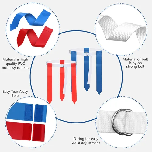 Miniatura 3 de NANSHINE Banderas de fútbol con bandera, con banderas, para niños, jóvenes o adultos, equipamiento de entrenamiento