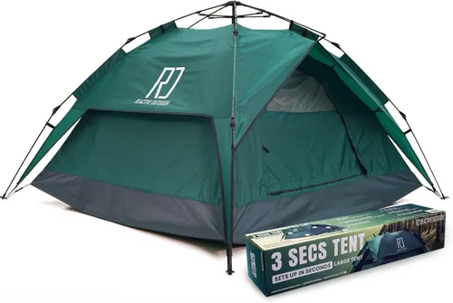 Miniatura 7 de Reactive Outdoor Tent - 3 Second Tent - 3 Sec Instant Pop Up Tent - Easy and Quick Setup Camping Tent - 1 Person Setup Waterproof Double Layer