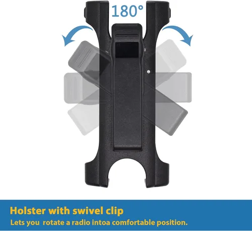 Miniatura 4 de 2PC PMLN7190A PMLN7190 - Soporte de transporte con clip giratorio para cinturón para radios portátiles Motorola MOTOTRBO SL300 SL300 SL3500e SL500e