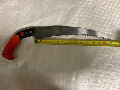 Miniatura 8 de Kanzawa Samurai Ichigeki - Sierra de podar 12.992 in C-330-LH con agarre Ergo (naranja) con vaina, fabricada en Japón