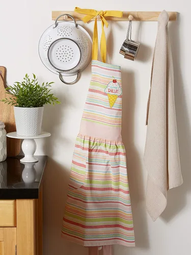 Miniatura 3 de DII Women's Spring & Summer Apron Collection Adjustable, Two Large Pockets & Extra Long Ties, One Size Fits Most Chillin de verano