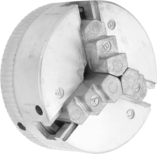 Miniatura 9 de Z011 Micro Torno Mandril, Aleación de Zinc 3-Jaw Chuck Clamp Accesorio con Dos Varillas de Bloqueo para Mini Torno de Metal