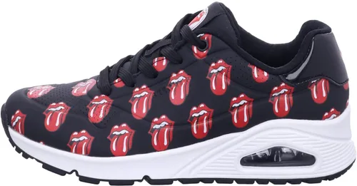 Miniatura 2 de Skechers Zapatos deportivos X Uno Rolling Stones NegroRojo para mujer