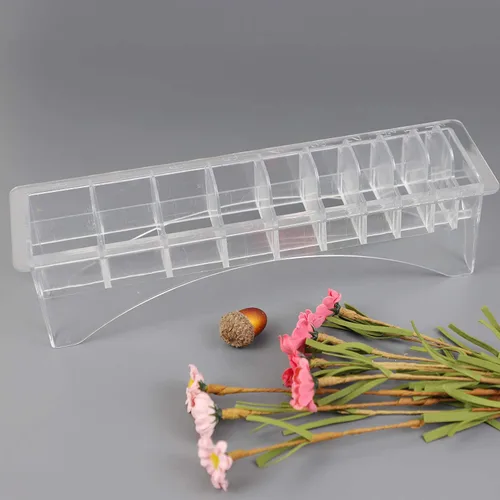 Miniatura 5 de AUEAR, Organizador de soporte para cortapelos profesional, con 10 ranuras, caja de almacenamiento de protectores de peluquería rectangulares