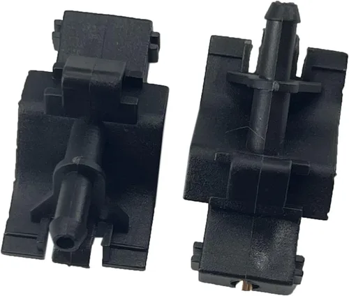 Miniatura 6 de 2 boquillas para limpiaparabrisas delantero de automóvil, repuesto de cubierta de boquilla de agua 85381-30110 85381-12300, kit de limpieza