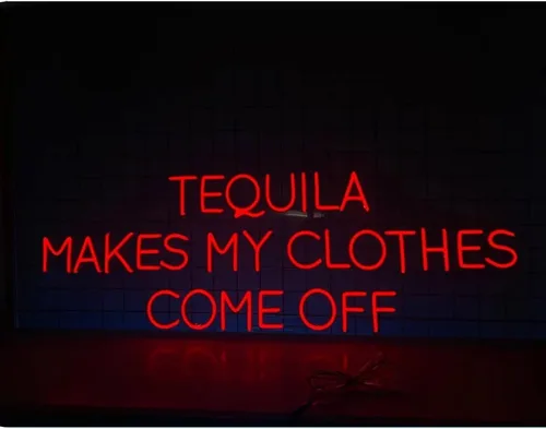 Miniatura 16 de Letrero de neón con texto en inglés «All You Need Is Tequila» de 23 pulgadas, para decoración de pared para el hogar, bar, pub, club