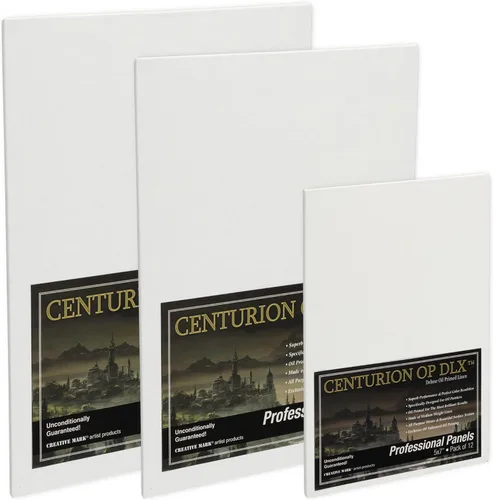 Miniatura 14 de Centurion Paneles de lienzo de lino con imprimación al óleo profesional de lujo, 14 x 18 pulgadas, paquete de 3 lienzos de lino para pintar, obras