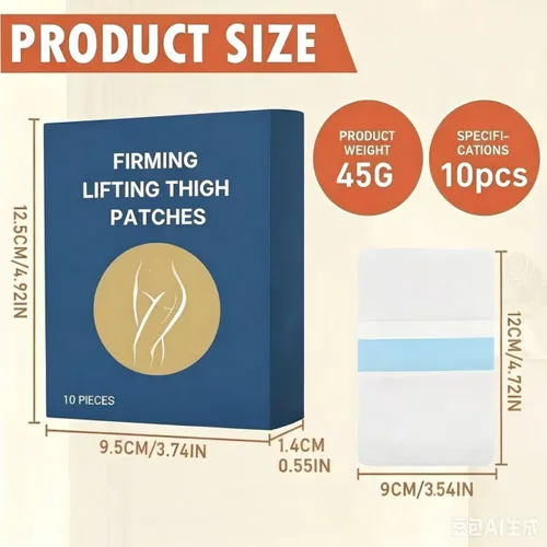 Miniatura 6 de Thigh Lift Tape, Leg Antifrlc Tion Stickers, New Transparent Anti-Friction Patch, Thigh Lift Tape Transparent, Anti-Chafing Skin liftingand Firming