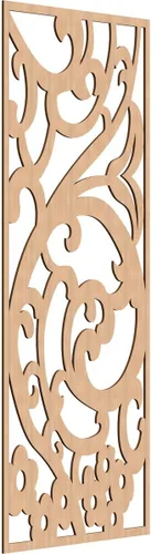 Miniatura 161 de Bridgewater - Paneles de pared decorativos de madera con calado, 9 3/8 pulgadas de ancho x 24 3/8 pulgadas de alto x 1/4 de alto, nogal